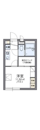 寝屋川市駅 徒歩21分 1階の物件間取画像